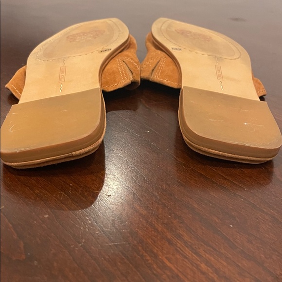 Vince Camuto Tan Mules in Minimalist Design. Soles and Insoles look new!Nice EUC - Picture 7 of 8